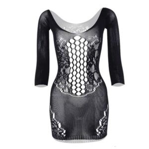 ₊˚❀༉‧₊ bodycon cutout Festival Dark Romance Bedroom Hott Goth Emo